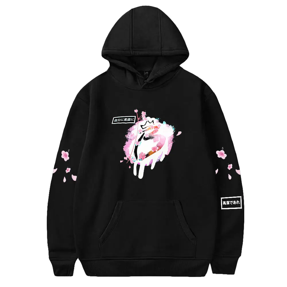 

2026 BriannaPlayz Merch Cherry Blossom Black Hoodie Long Sleeve Men Women Hooded Sweatshirt Social Media Star Youthful Clothes