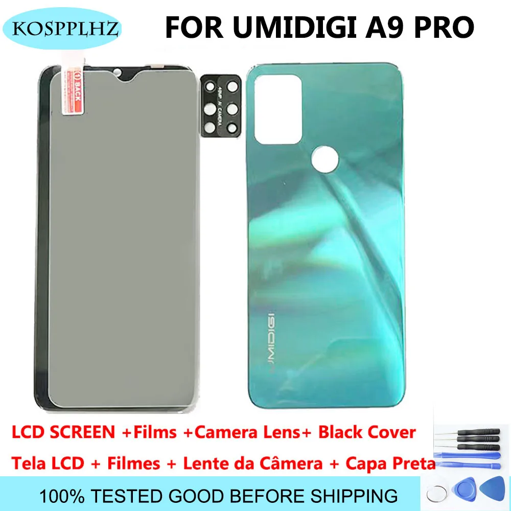 KOSPPLHZ New LCD For UMIDIGI A9 Pro LCD Display + Touch Screen Glass Panel Assembly 6.3