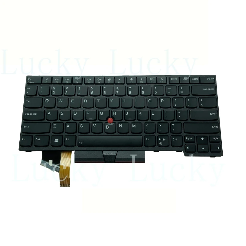 

f 01YP280 FOR Lenovo ThinkPad E480 E490 L380 L390 L480 Laptop US Keyboard Backlit