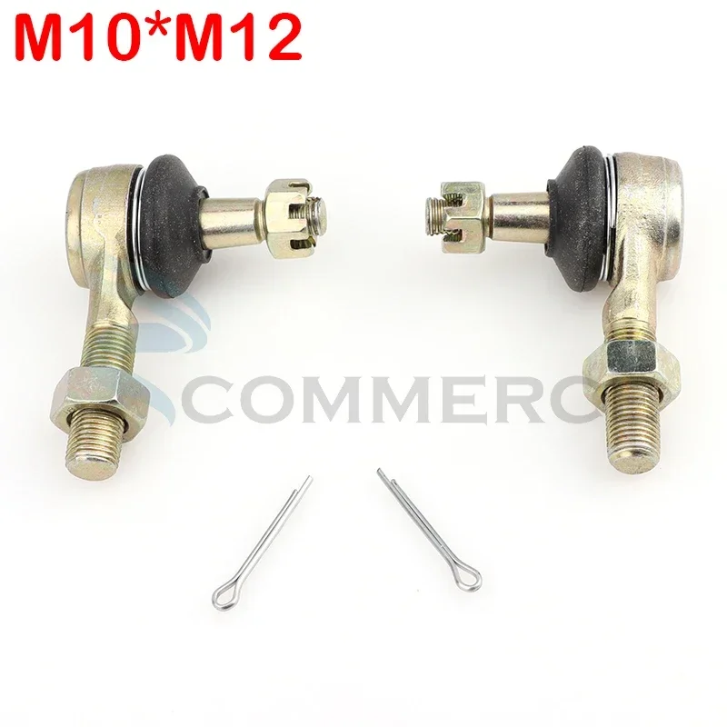 1pair M10*M12 Tie Rod End Kit for Yamaha Raptor 700 YFM700 YFM 700 2006-2014 Suzuki Kingquad 750 LTA750XP Zforce 1000 800 ATV