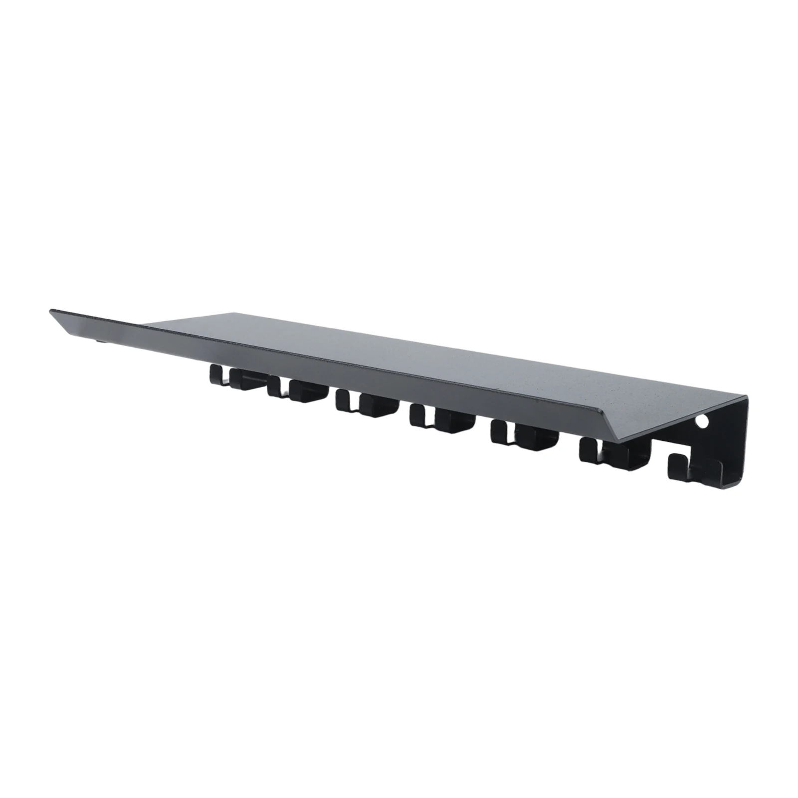 Floating Shelf Organizer with Weather Resistant Finish and 40 Pound Hook Rating for Gym Equipment Storage Needs