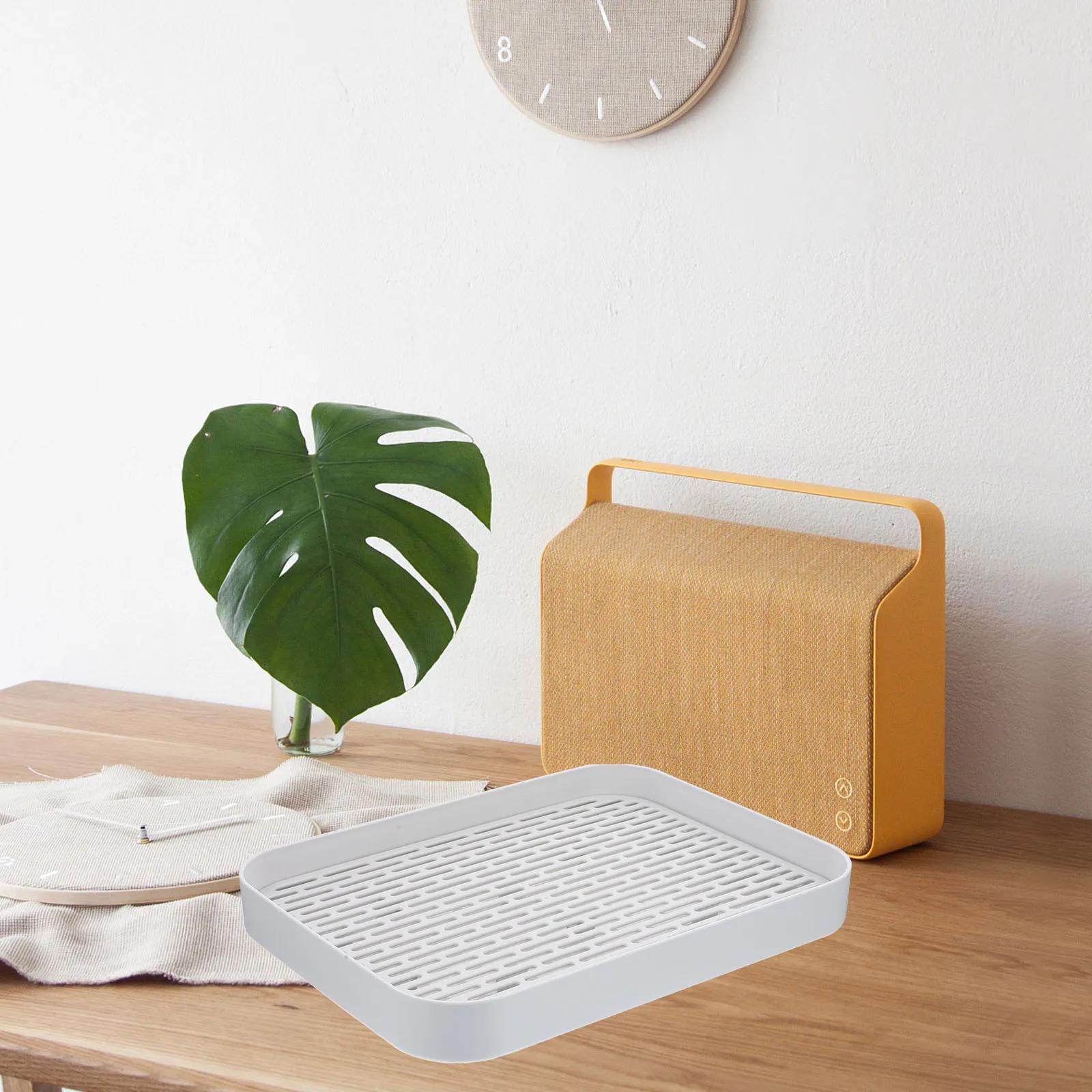 

Drain Holder Drain Board Non Slip Drainer Premium Tea Dish Drying Drip Dish Tray Drying Rack Tray Quality