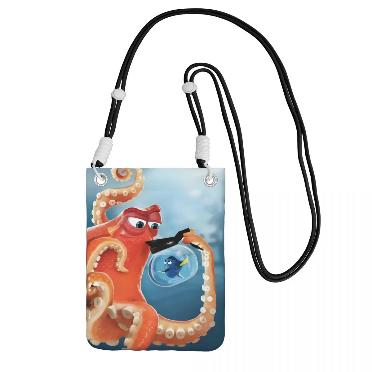 

Кошелек для смартфона Nemo на заказ с ремешком, сумка через плечо с героями мультфильмов для мужчин и женщин, сумка для мобильного телефона для путешествий и пешего туризма