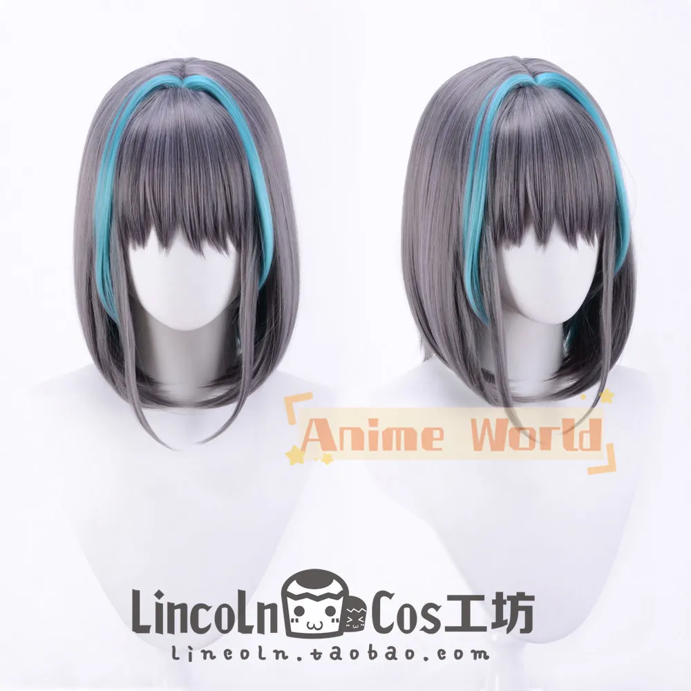 

Anime Azur Lane Cheshire Cosplay Wig Halloween Carnival Party Props Synthetic Hair Heat Resistant Fiber + Wig Cap