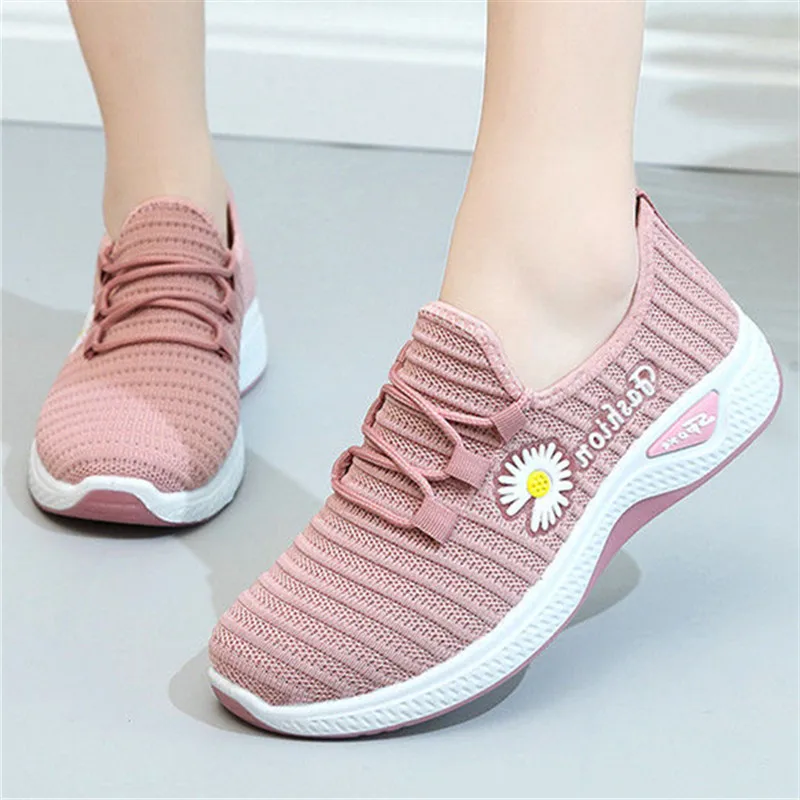 

New Fashion Tennis Shoes for Woman Breathable Female Sneakers Walking Sports Shoes Women Trainers Chaussure Femme Tenis Feminino