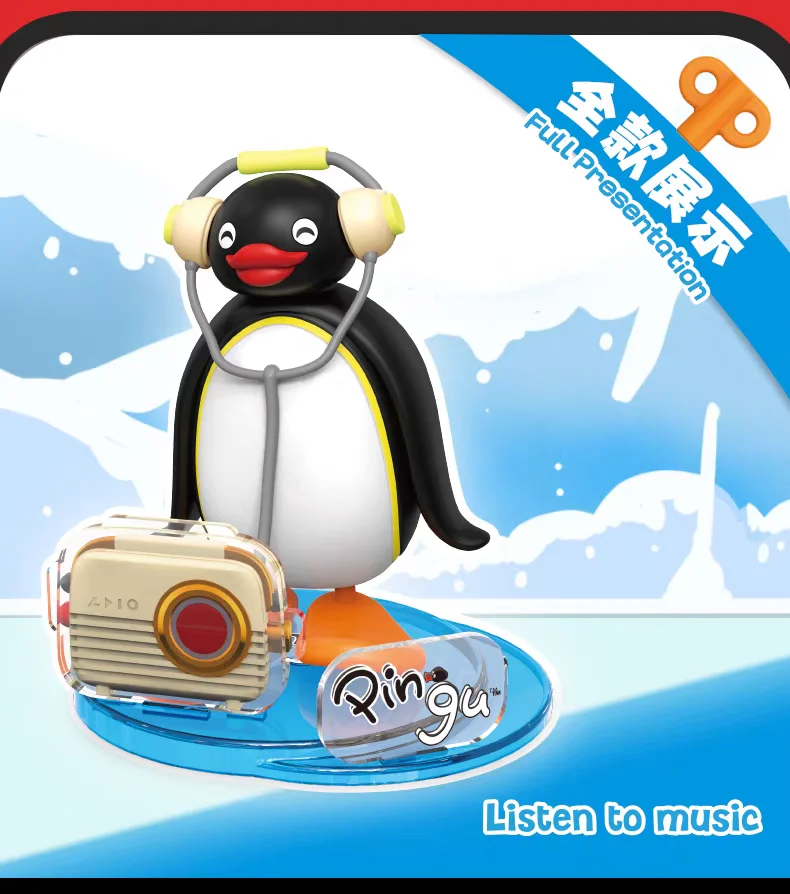 Neue Original Pingu Blind Box Komplette Serie Niedliche Überraschungs-Sammelfiguren Modell Schreibtisch-Dekoration Zubehör Geburtstagsgeschenk – Detail 28