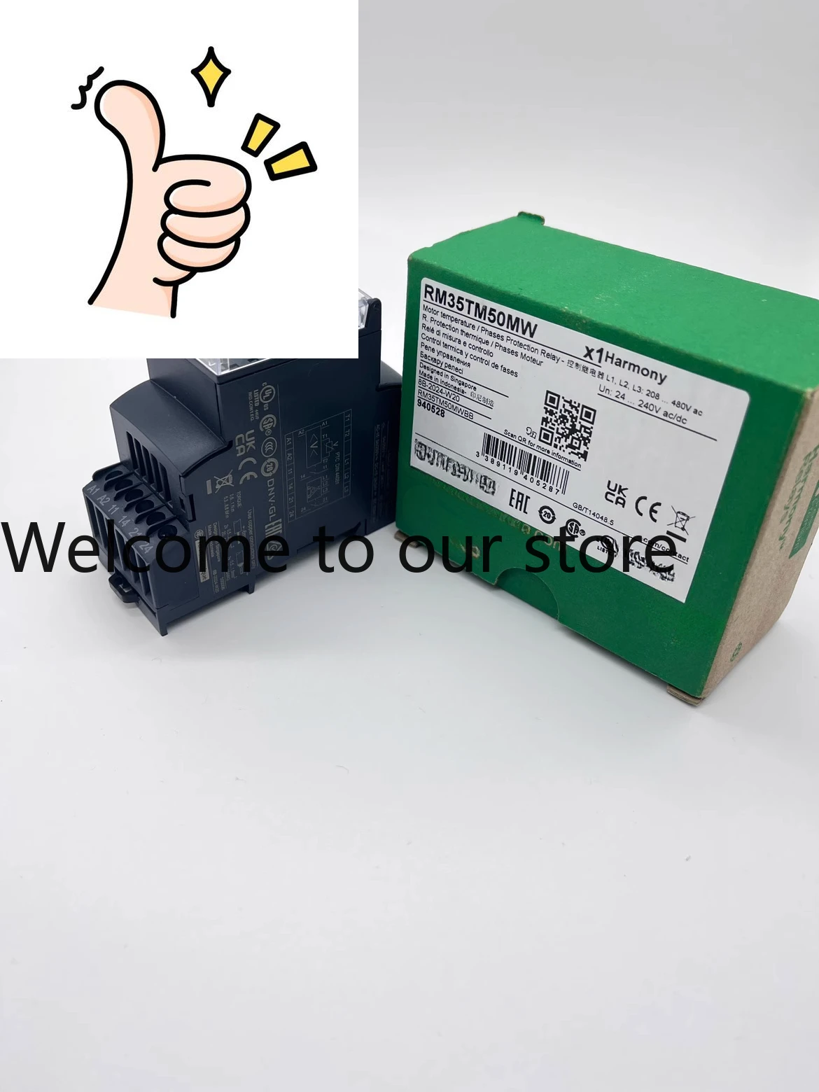 

RM35TM50MW Replaces LT3SA00MW Thermistor Protection Relay Original Genuine Brand New