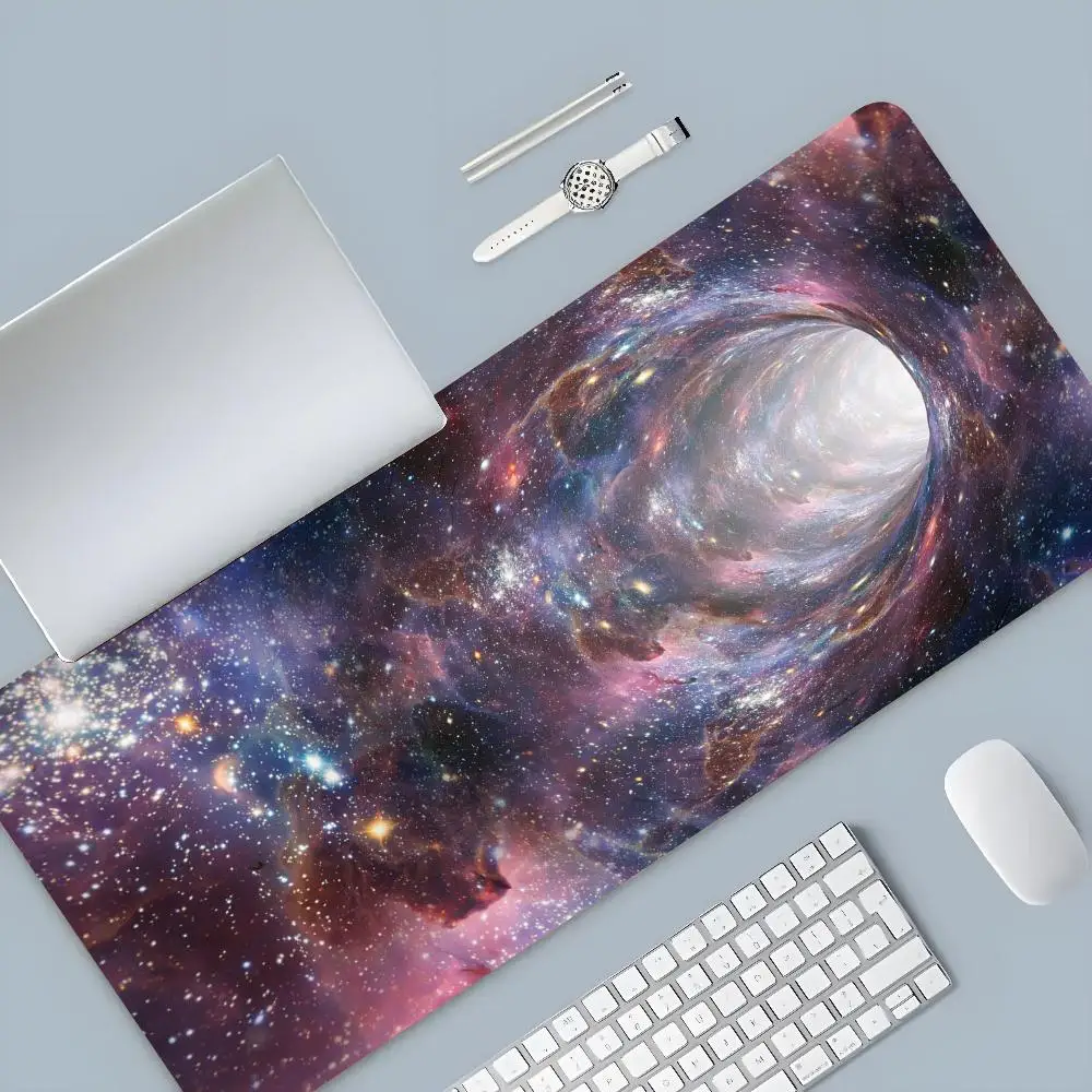 Universe planet Mouse Pad Cartoon Lockedge Large Gaming Pad Computer Gamer tastiera Mouse Mat Desk Mousepad per PC Desk Pad