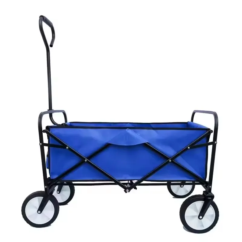 Heavy Duty Folding Beach Outdoor Wagon Carts Collapsible Garden Carts with Platform for Shopping