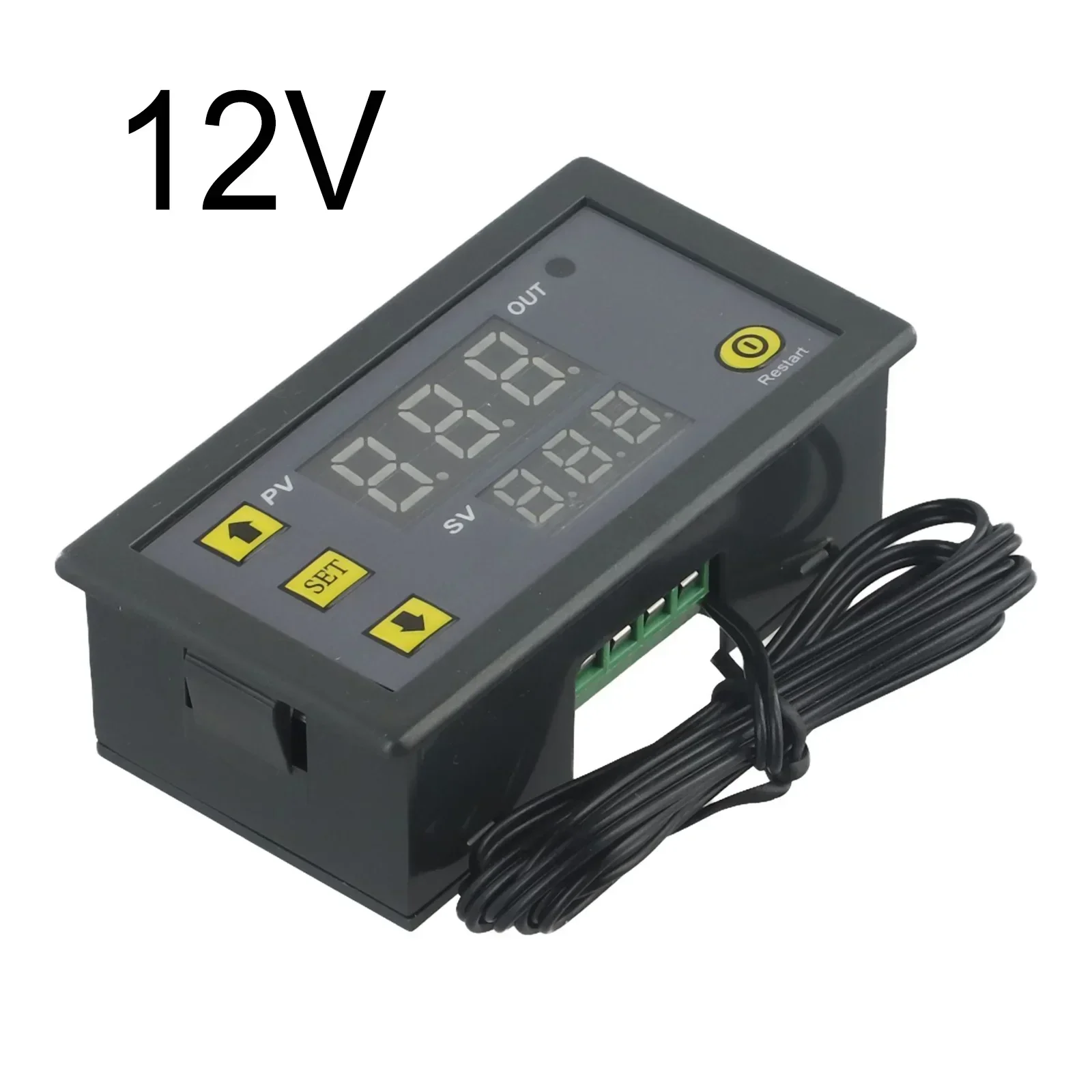 AC 110V 220V DC 12V Digital Time Delay Relay LED Display Cycle Timer Control Switch Adjustable Timing Relay Time Delay Switch