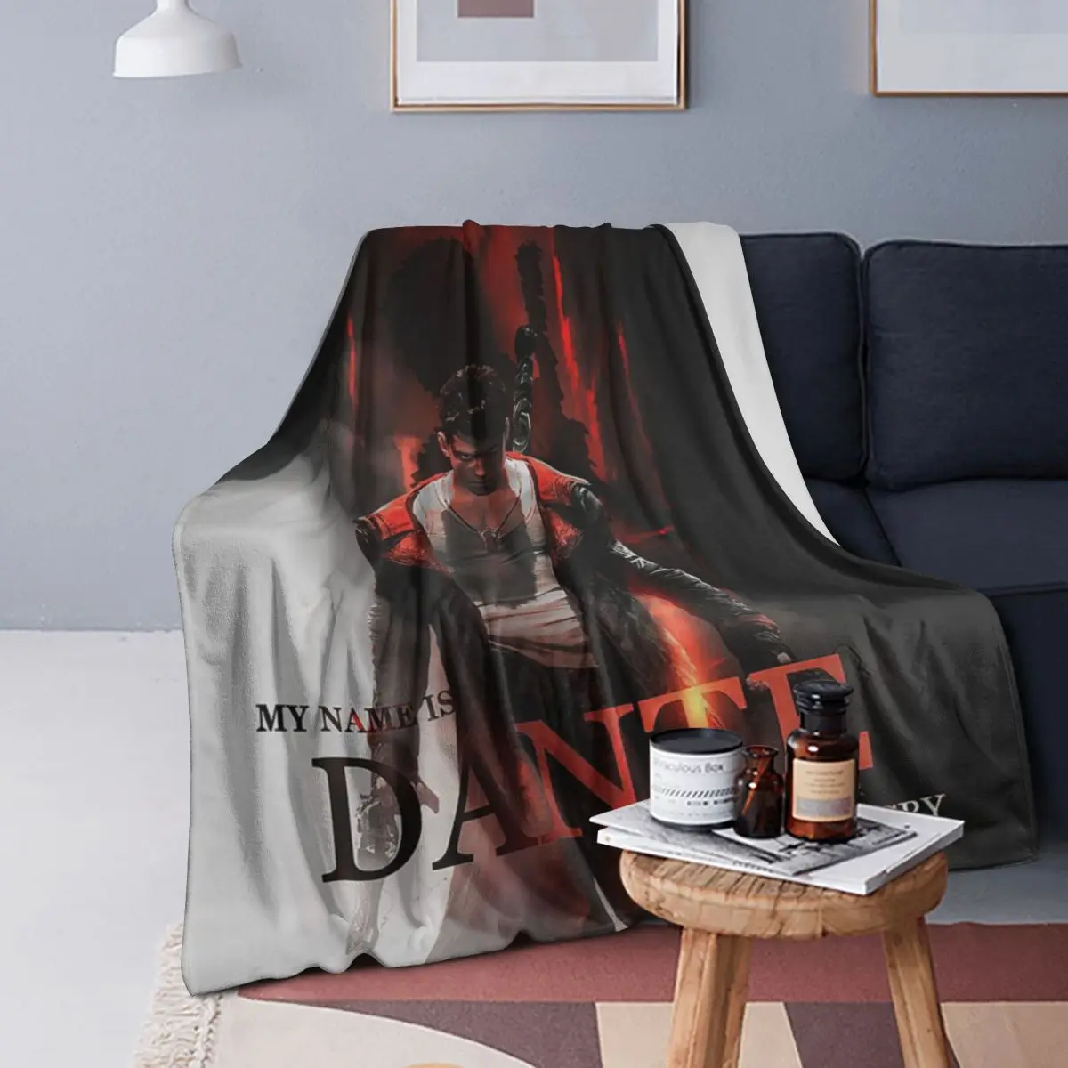 

Одеяло Dante - Devil May Cry, мягкое теплое фланелевое одеяло, покрывало для кровати, гостиной, пикника, путешествия, домашний диван