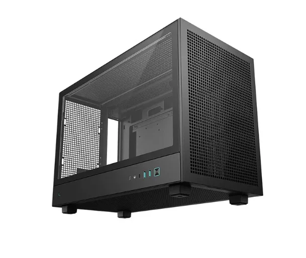 CH260 Mini ITX PC Chassis Side Mesh Panel With Handle Support Long Graphics Card ATX Power Supply Type‑C Computer Case