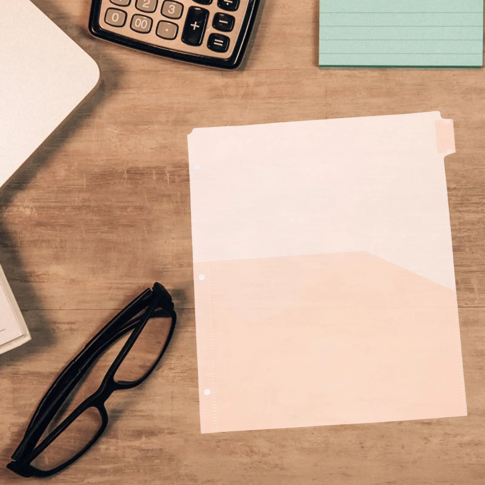 

Набор из 8 пластиковых разделителей для папок с карманами и вкладками, канцелярские товары, органайзеры для файлов с тремя кольцами, вставки для хранения документов