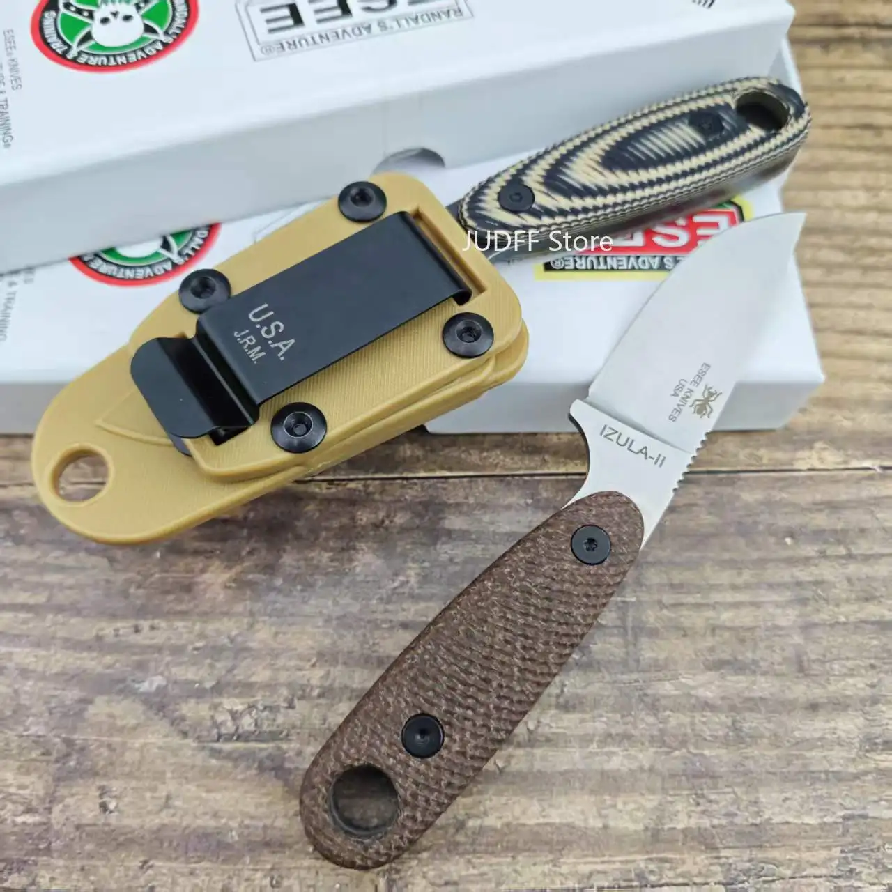 ESEE IZULA/ PACAYA Outdoor Fixed Knife for Picnic & Field Backpack Camping Multifunctional Portable Cutting Tools Utility Knife - view 6