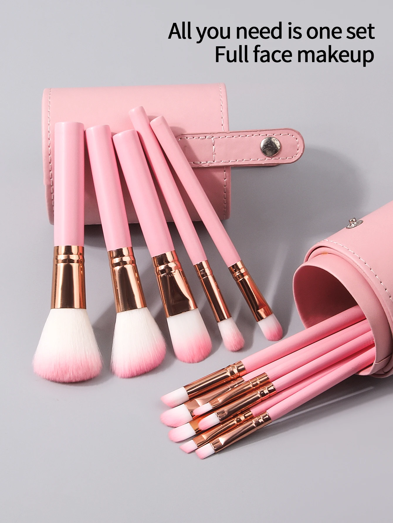 Juego de brochas de maquillaje multifuncionales de 12 Uds + 1 cubo de almacenamiento cubierto de gran capacidad, herramientas de belleza profesionales para principiantes