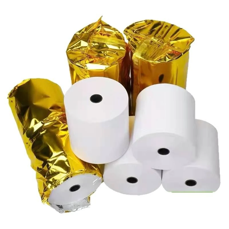

Thermal receipt printing paper 80MM back kitchen printer supermarket receipt roll paper shelf label pricing scale paper