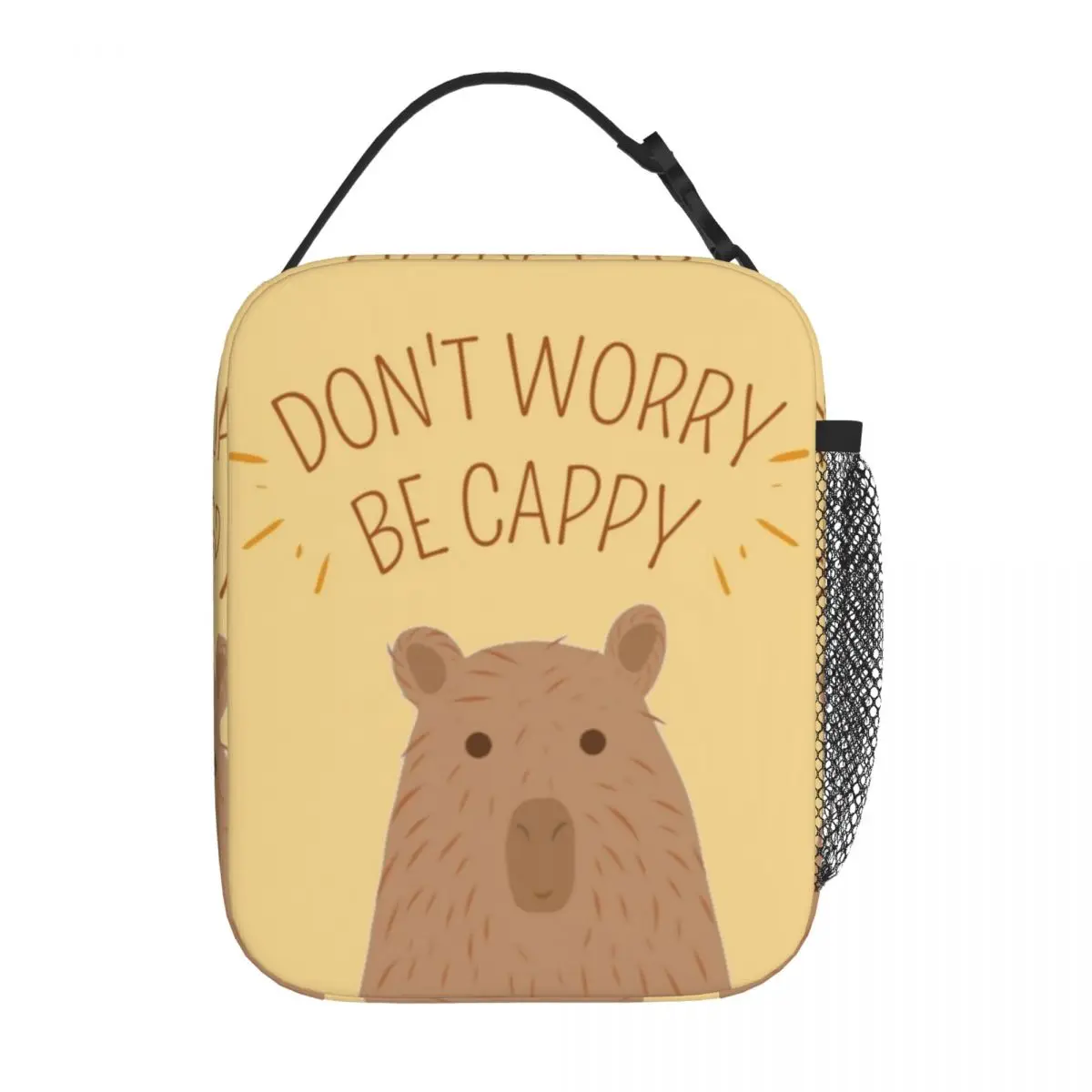 Capybara Insulated Lunch Bags Waterproof Picnic Bags Thermal Cooler Lunch Box Lunch Tote for Woman Work Children School