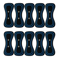 Mini Reusable EMS Electrode Pads for Electric Neck Muscle Stimulation Massager Tens Pulse Cervical Back Pain Relief Relaxation