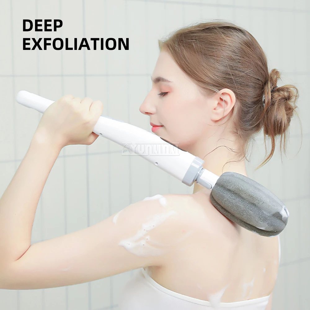 Yunlin Li Electric Bath Brush Back Rub Artifact Back Rub Bath Instrument Rechargeable Dust Rub Mud Rub multi-functional Massage