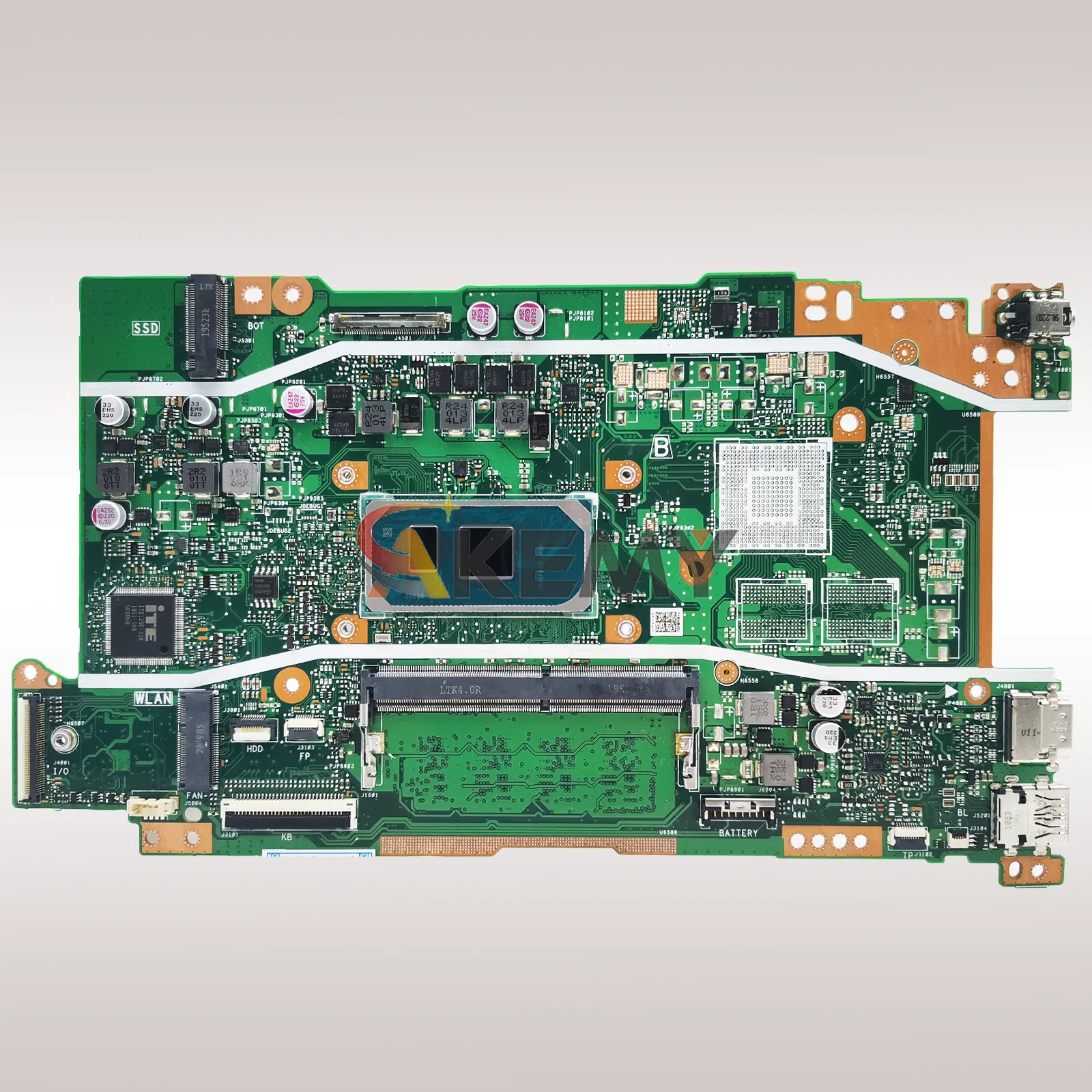 Placa base para ordenador portátil X409JA para ASUS Y4200J X409JB A409J X409JP F409J R409J X409J placa base 10. a generación I3 i5 i7 100% pruebas OK stk