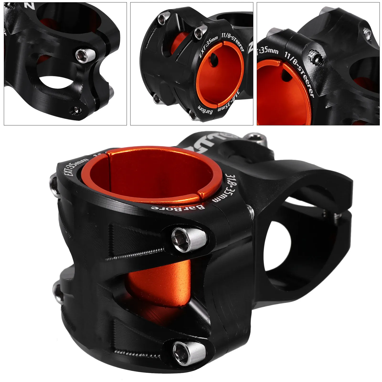 

Aluminium Alloy Handlebar Stem Riser for Road Bike Strong Lightweight Portable Simple Design Enhanced Steering Flexibility