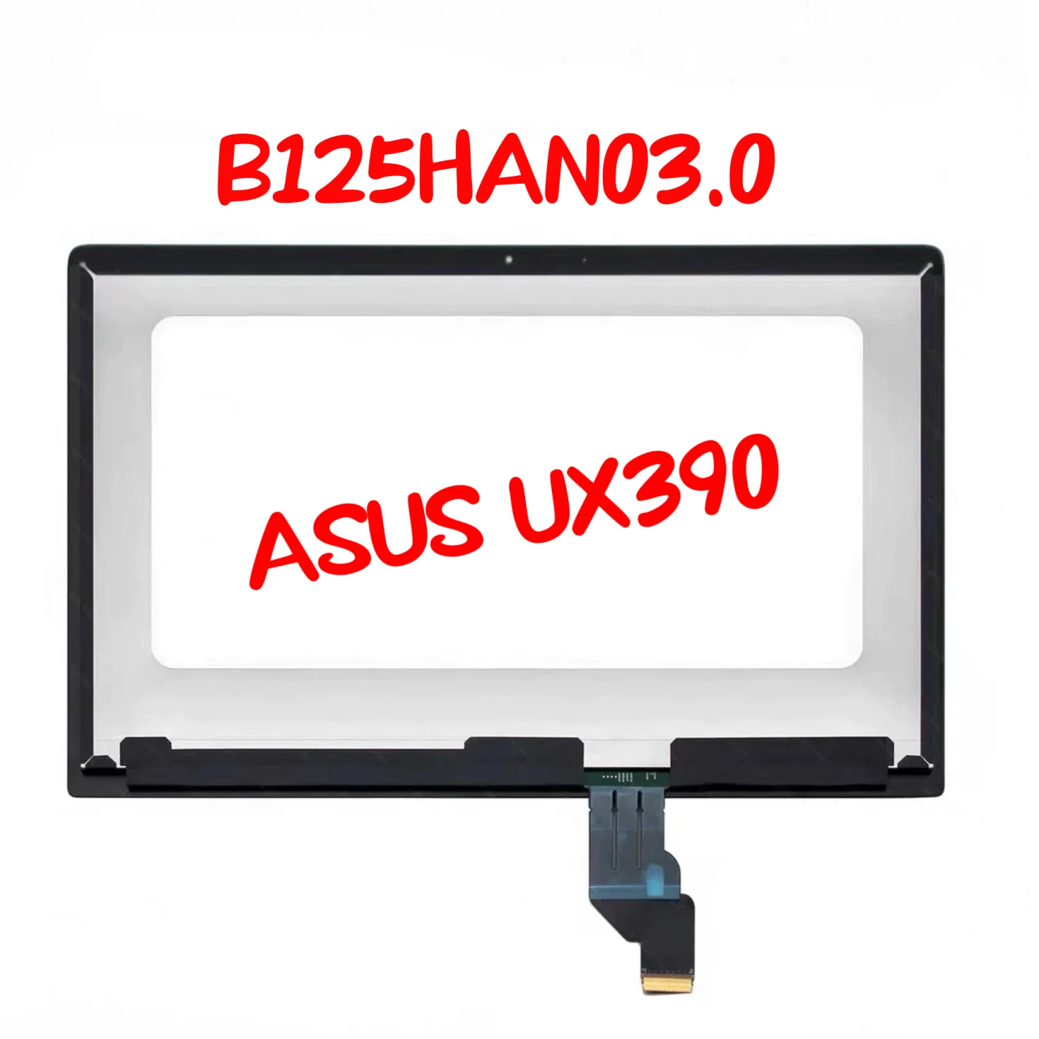 original new 12.5inch B125HAN03.0 use For UX390 UX390UA-GS041T lcd screen 1920 * 1080 IPS panel