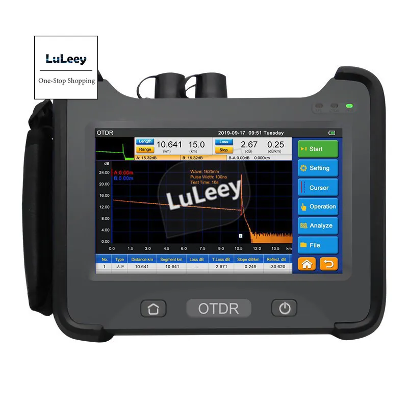 Optical Time Domain Reflectometer (OTDR) 850/1300/1310/1550nm Four-Wavelength Single Multi-Mode Integrated