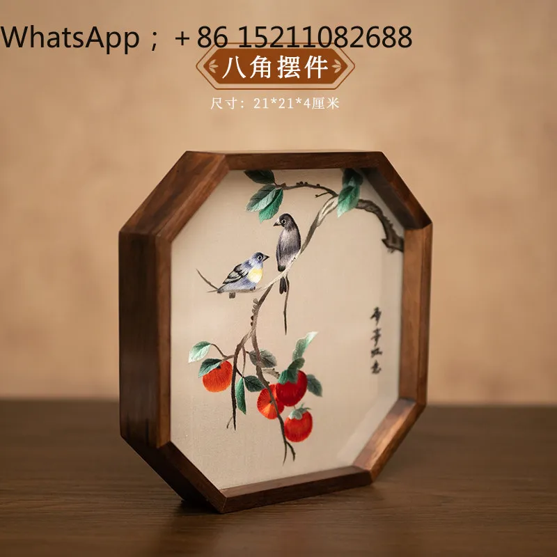 SCY desktop exquisite ornament home table manual double-sided embroidery gift creative souvenir