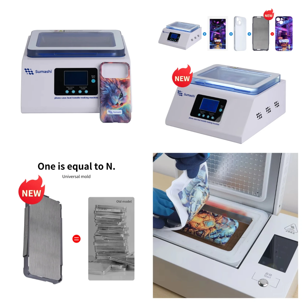 

3D Sublimation Vacuum Heat Press Machine, DIY Custom Personalized Phone Case Printing Printer