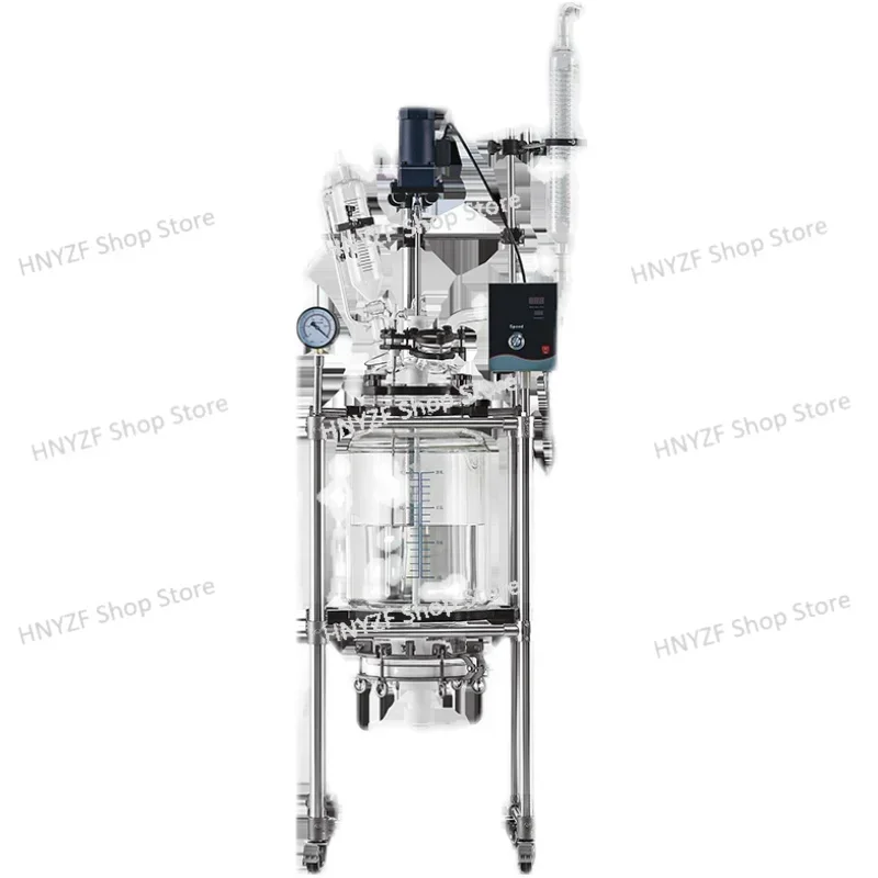 

Double-layer glass reactor laboratory high temperature constant temperature small sand core filtration 10L/30L/50L/100L
