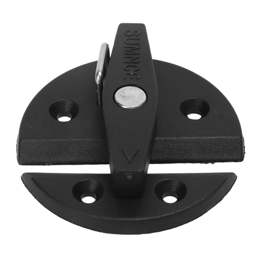 4 Sets Marine Grade Nylon Boat Cabinet Twist Latch 59mm Round Turn Button Lock Cabinet Turn Button Yacht Door