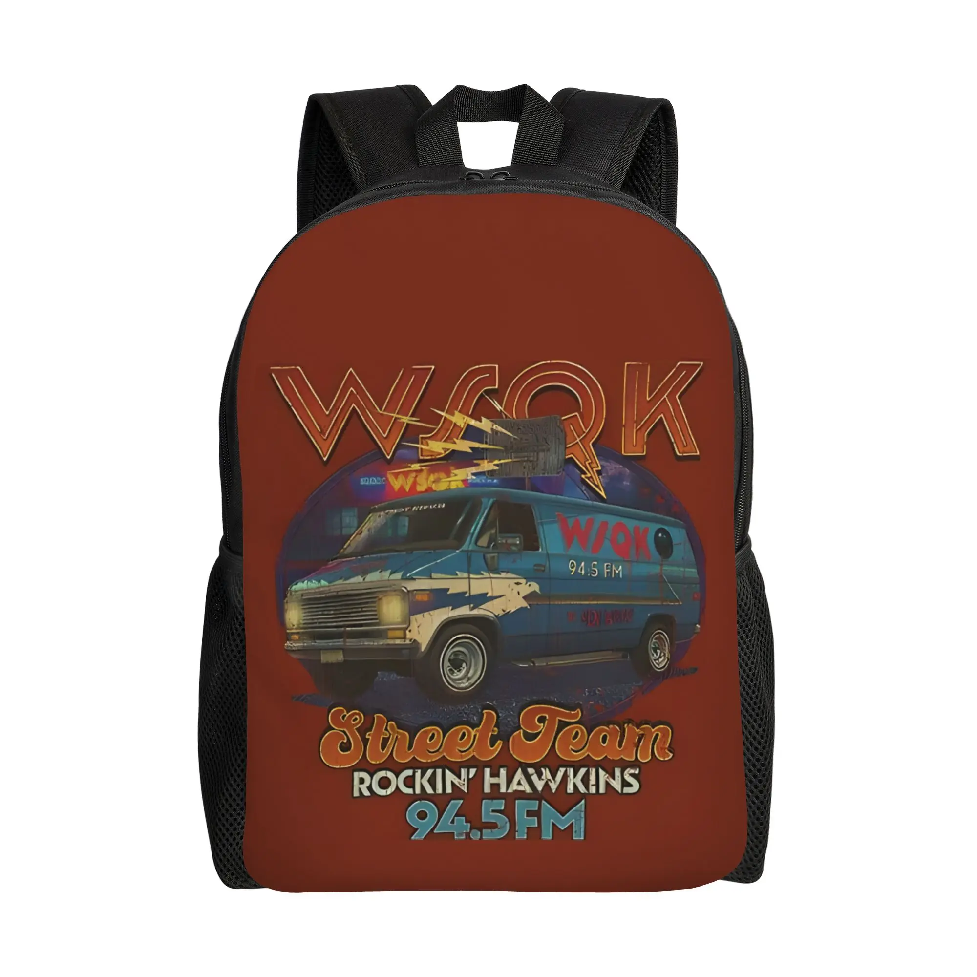Back to school season Zipper Closure WSQK Street Team 1987 Storage Bag WSQK Men Women Adult Rucksack Backpack