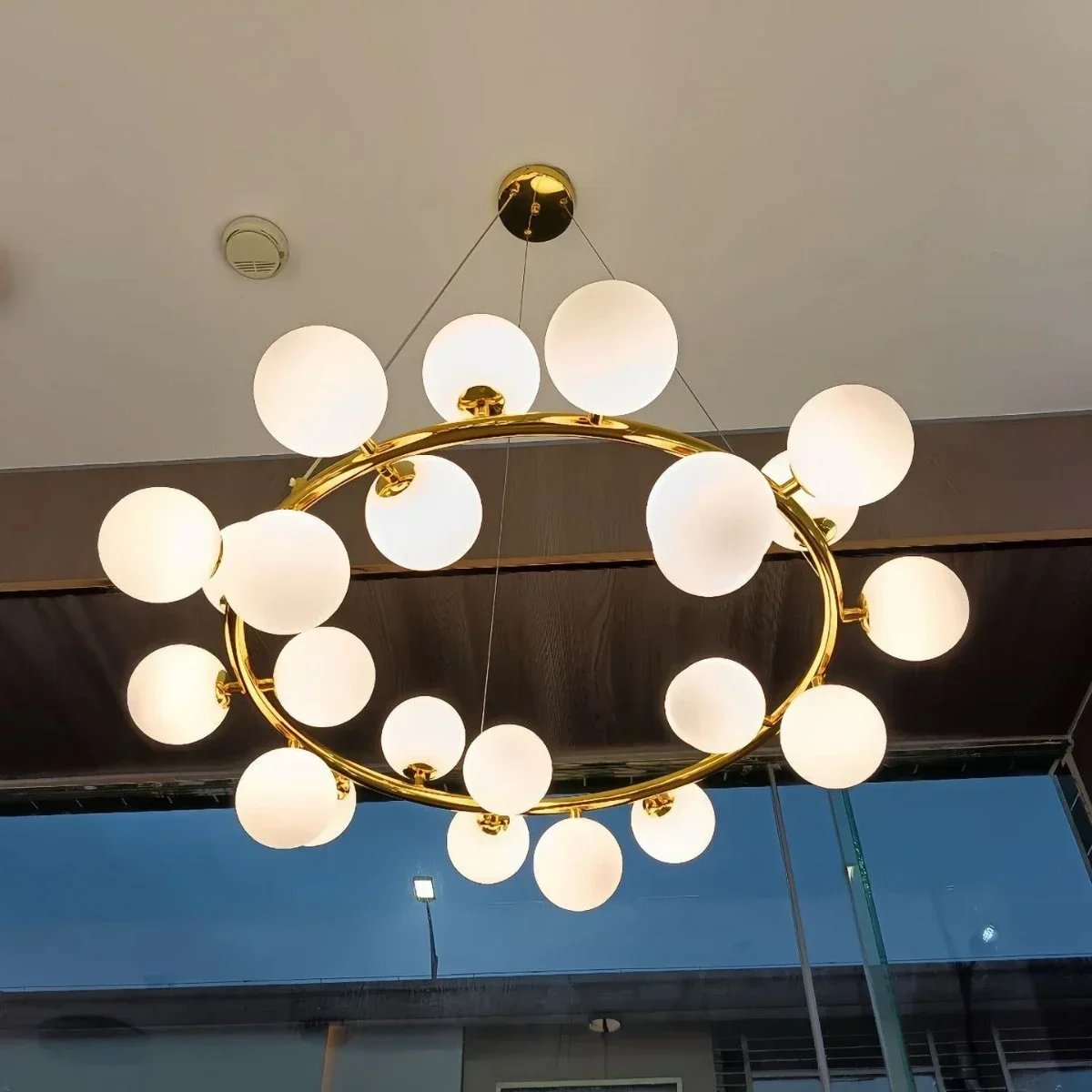 Modern LED Bubble Glass Led Chandelier Pendant Lamps for Living Room Dining Room Home Decor 110V-220V Samsarah Lighting Lustre