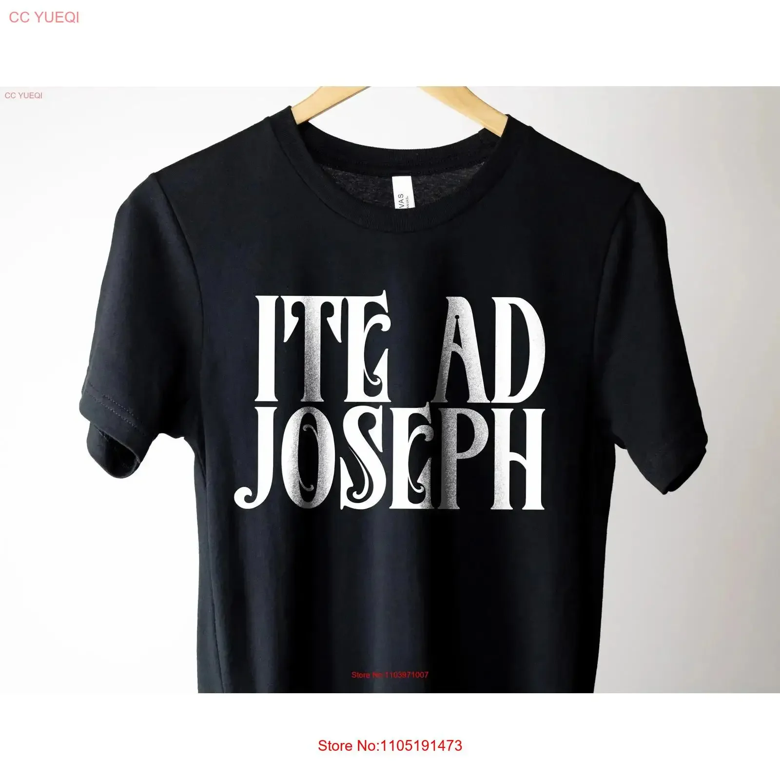 Ite Ad Joseph Super Soft T Shirt Go to St vintage Washed Stretched Versatile Unisex Comfortable homme Stylish Breathable