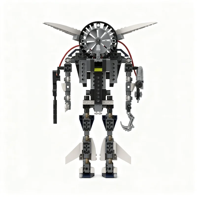 268pcs MOC Exo-Force Exo Force Combiner Phoenix Predator Model Building Blocks Architecture Toy Christmas Gifts Collection Craft