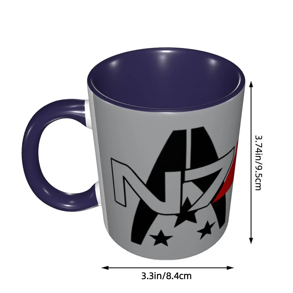 Mass Effect N7 Alliance Mug Funny Ceramic Coffee Cups Tea Mugs Milk Cup Drinkware Gift for Woman Man DIY Custom