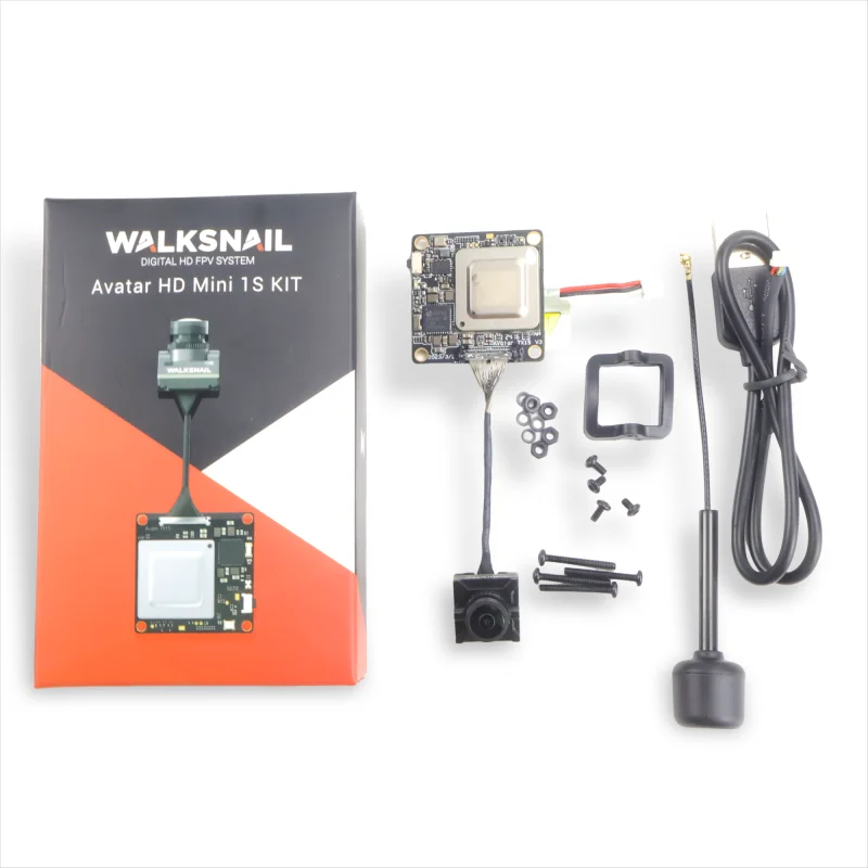

1PCS Caddx Walksnail Avatar HD Mini 1s Kit V3 3.1V-13V 1080P 60fps VTX 32G Avatar Low Latency for 75X Quad FPV Racing Drone