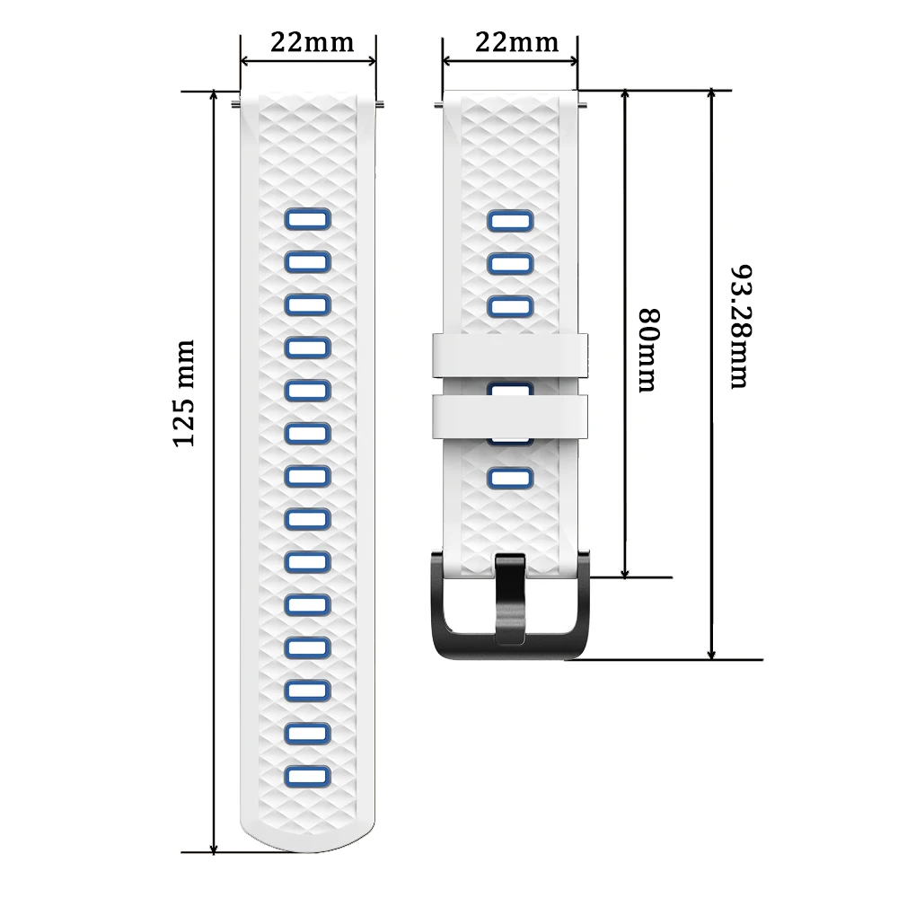 22 مللي متر سوار معصم من السيليكون ل COROS APEX 4 42 مللي متر/Pace 3/APEX 2 Pro/APEX 46 مللي متر استبدال حزام ناعم لسوار Polar Vantage M3 M2 V3