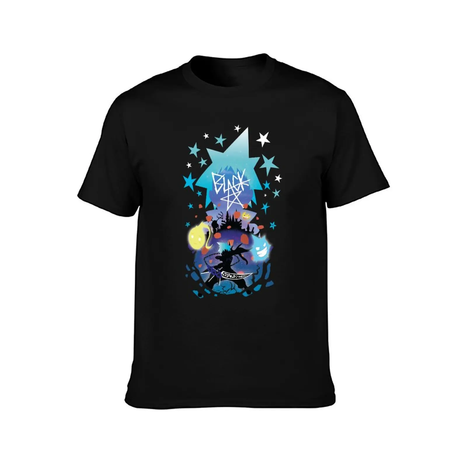 Soul Resonance of hyper star guy T-Shirt Trendy Print Short Sleeve T-Shirt