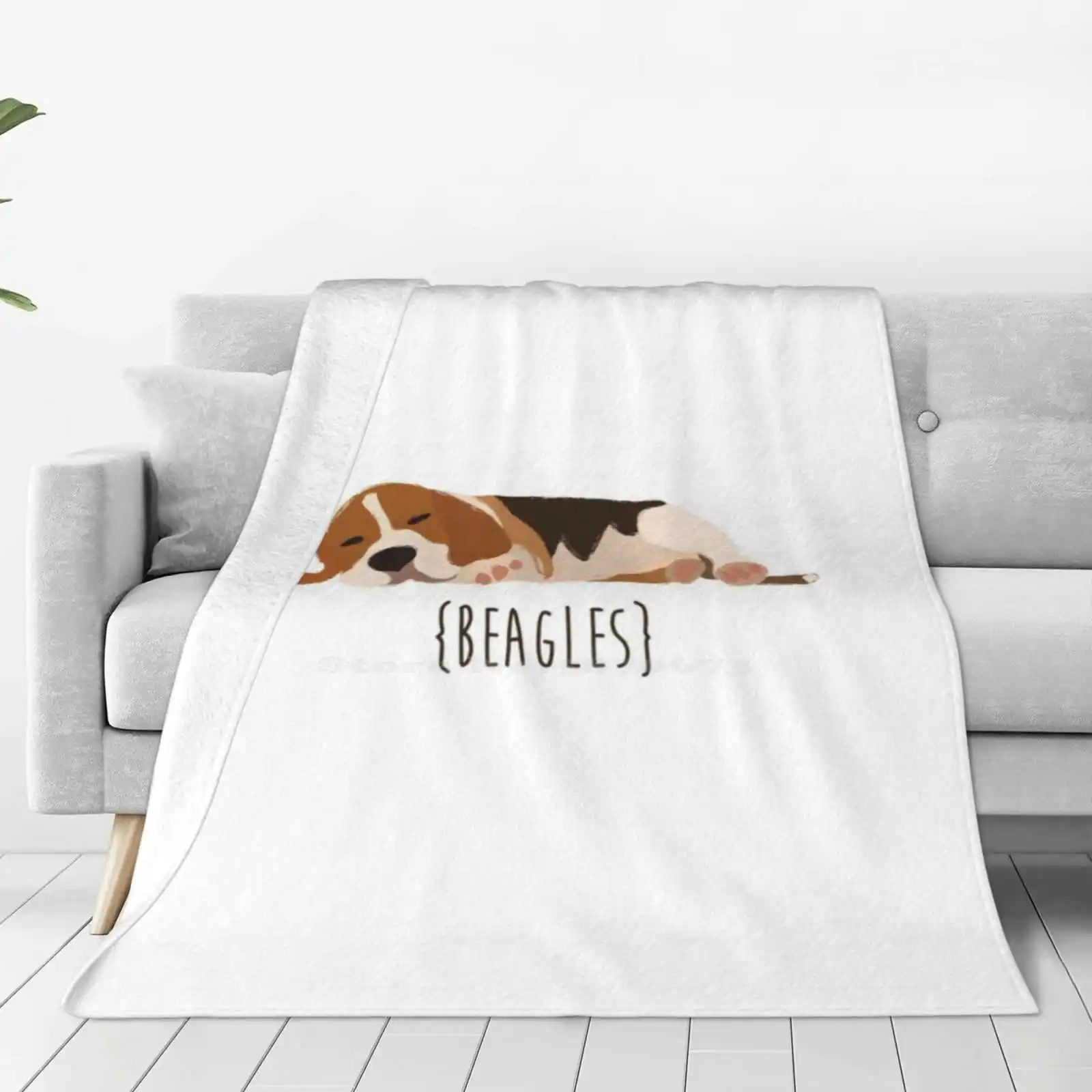 Creative Design Light Thin Soft Flannel Blanket Dogs Animals Pet Preppy Fun Love Breed Playful Mans Best Friend Girly Lovable