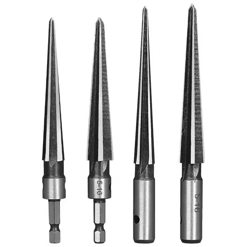 

Cone reamer hand-held hole enlarging machine woodworking drilling chamfering artifact carbide spiral reamer drill bit