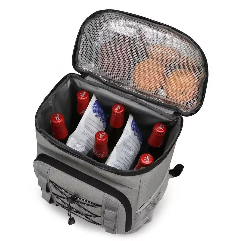Portable Thermal Lunch Bag Durable Thicken Waterproof Cooler Ice Insulated Case Camping Oxford Food Box Dinner Backpacks Big
