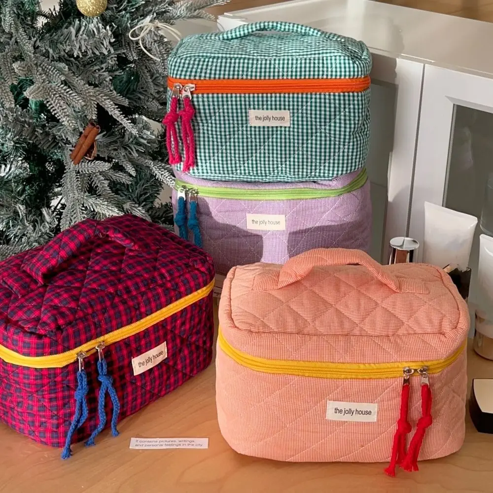 High Quality Girls Gift Makeup Bag Pen Bag Cotton Cosmetic Organizer Pouch Portable Travel Large Capacity Key Small Bags