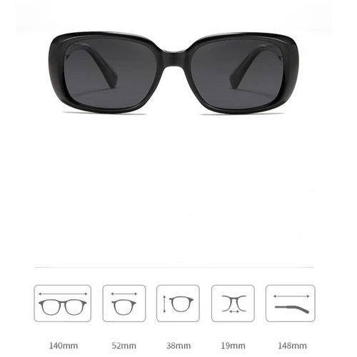 Imagen 2 del producto Gafas de sol polarizadas TR90 para mujer, lentes graduadas con protección UV400, antideslumbrantes para miopía, 0 -0,5-0,75 To-6.0