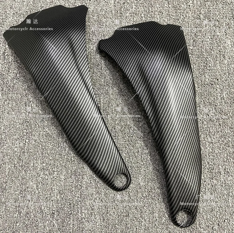 Fit For DUCATI Panigale V4 V4S V4R 2018 2019 Carbon Fiber Color ABS Fairing Frame Covers gloss Black Tank under side Fairing