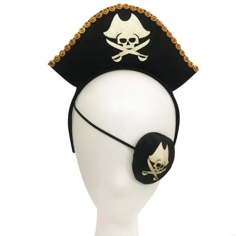 C71F – bandeaux amusants pour Halloween, patch oculaire Pirate pour Studio Photo, accessoires Photo