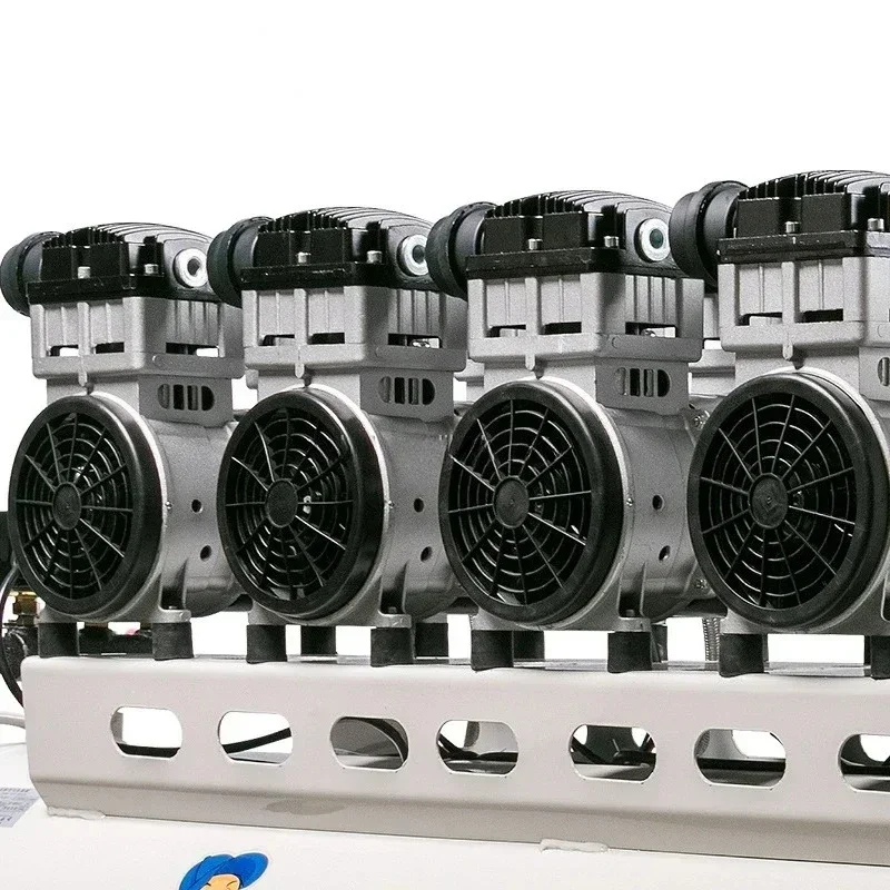 Customized Low Noise 220V 110V 28.2CFM 6HP 4.8KW 42 Gallon Oil-free Air Compressor
