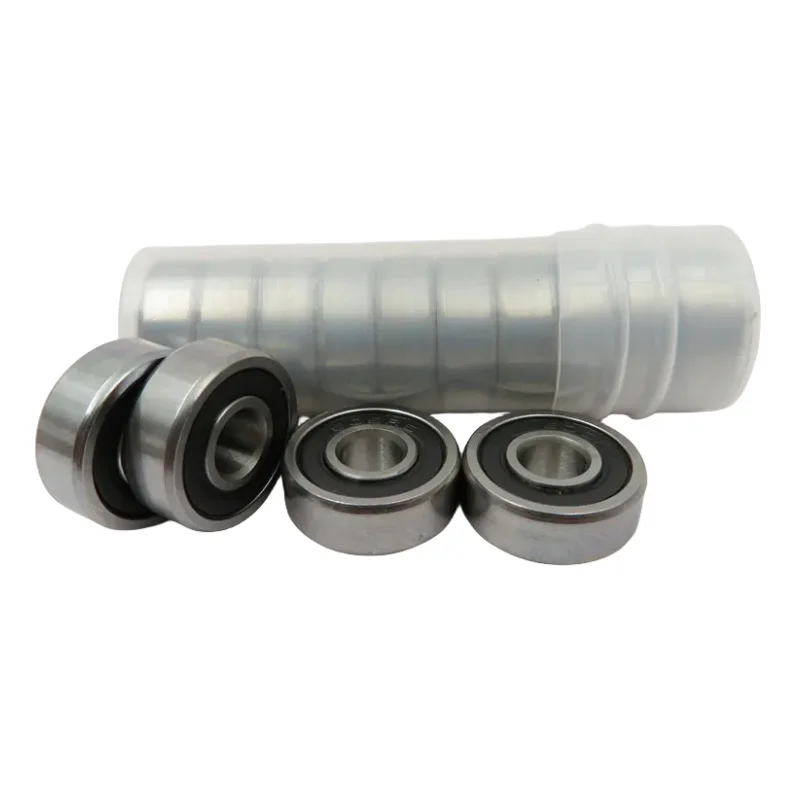 

100pcs miniature bearing 605-2RS 5*14*5mm rubber sealed deep groove ball bearings 605 605RS 5x14x5 mm