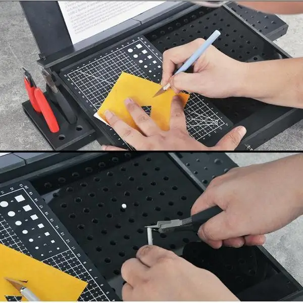 모델 키트 도구 휴대용 모델 도구에 적합 공예 용품 보관 부품