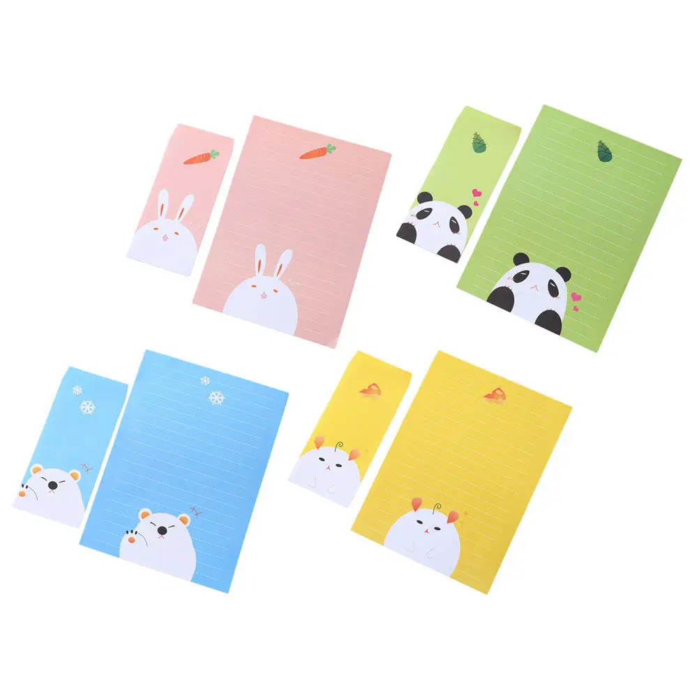 

Набор из 4 комплектов канцелярских принадлежностей: конверты и бумага для писем в свежем стиле, пригласительные открытки, товары для свадебных торжеств